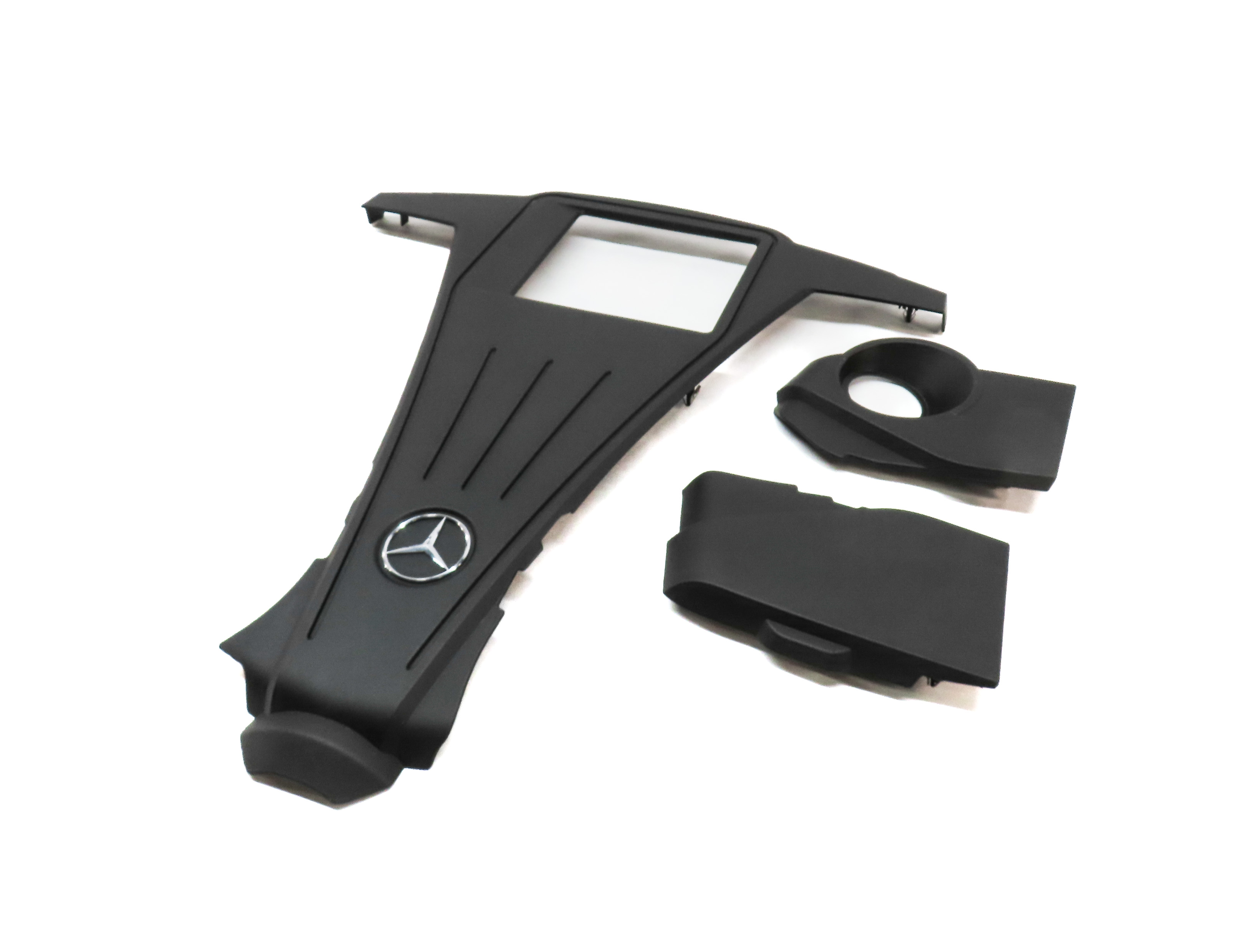 11-20 MERCEDES CL E GL ML S CLASS (W166 X166 C216) 4.6L ENGINE COVER TRIM SET 3 — exact item pictured